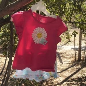 JUICY COUTURE GIRLS 2 PC SHORT SET